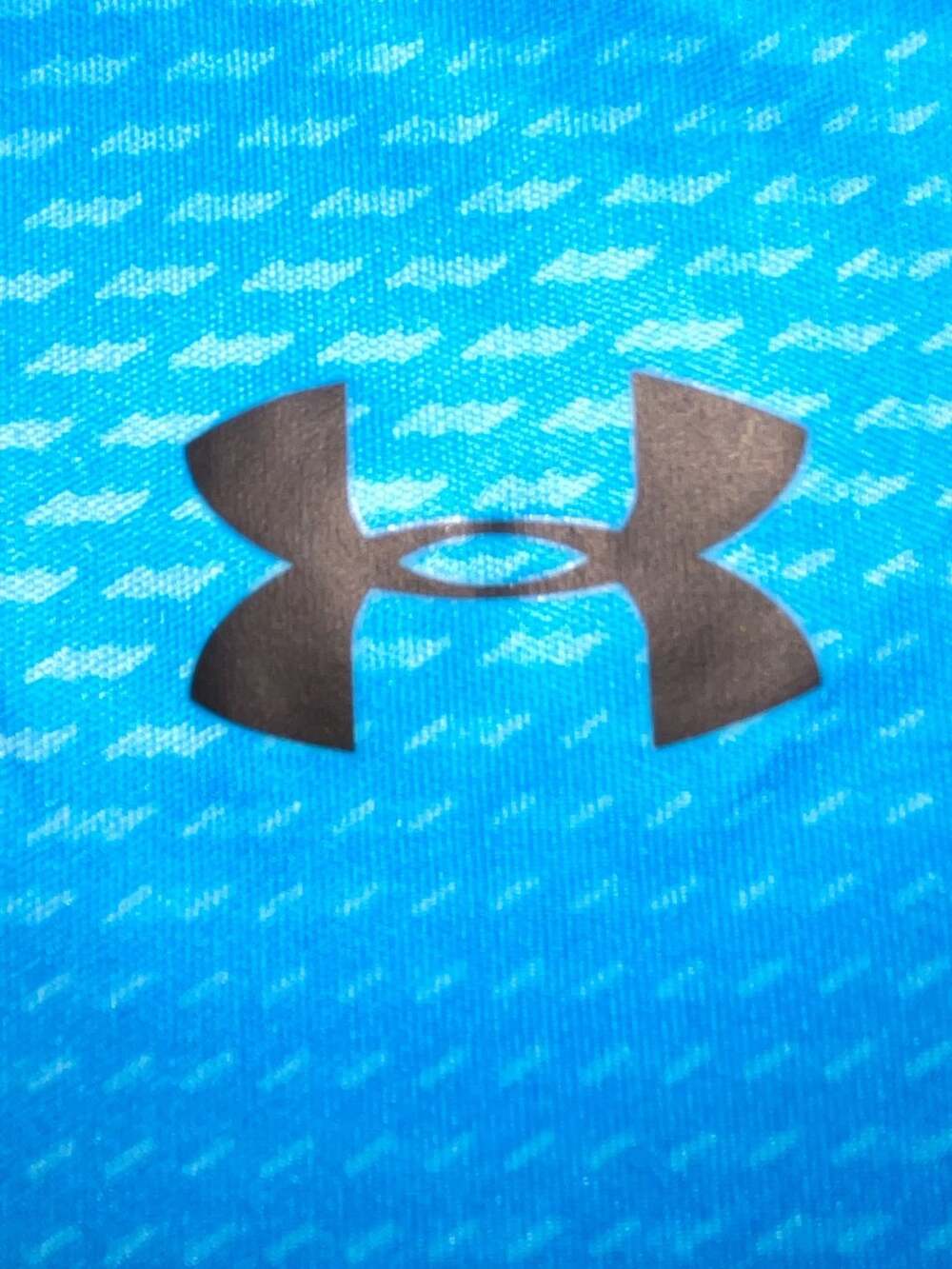 Under Armour Tech Emboss Short Sleeve Tee Size XL Blue HeatGear